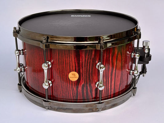 13" x 6,8" Esche MS Stave Snare – handgefertigt in Deutschland