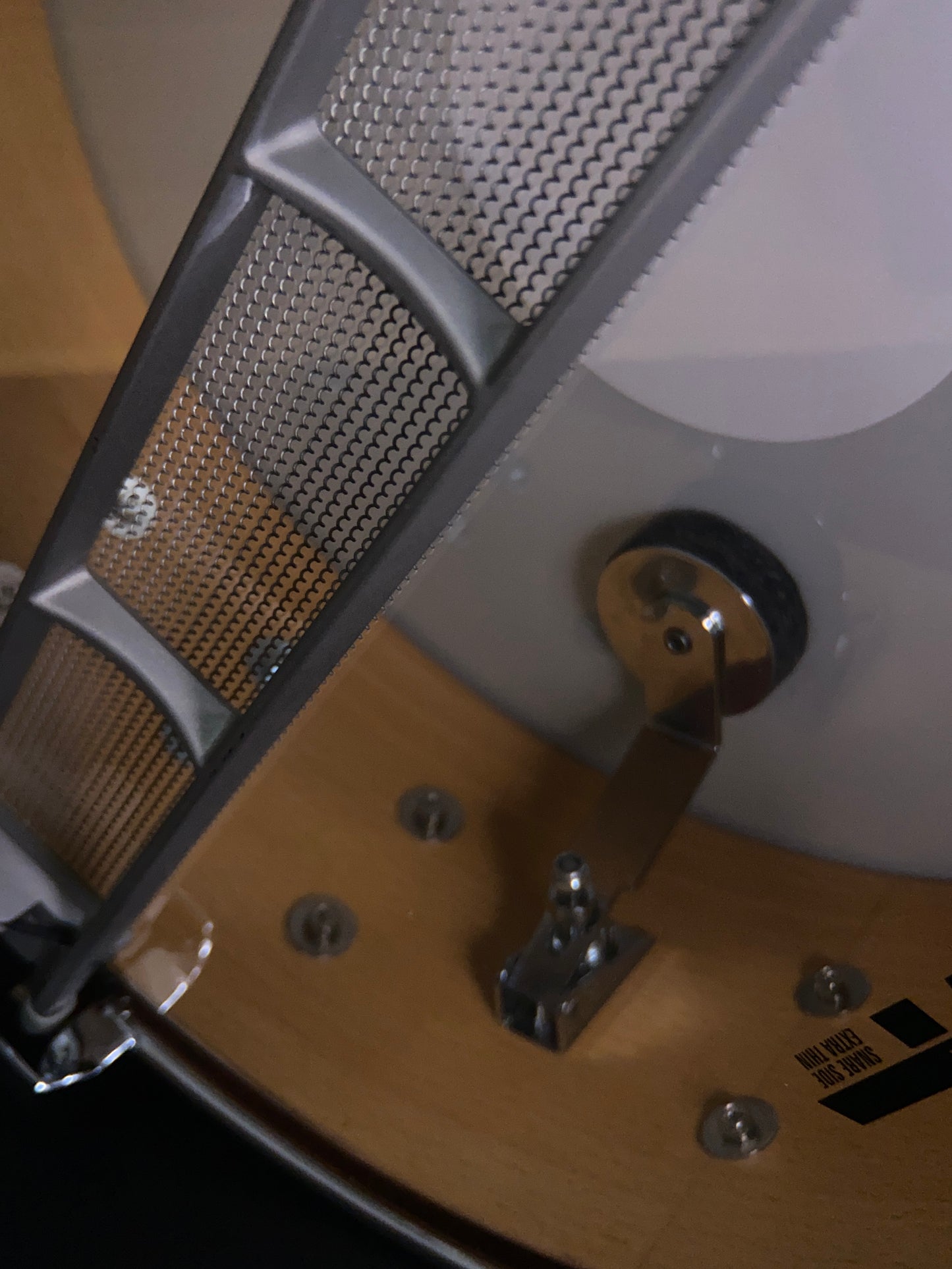 14" x 5" BearCustom Dynasonic Replica Snare, 5-Ply Buche, Vintage Sunburst