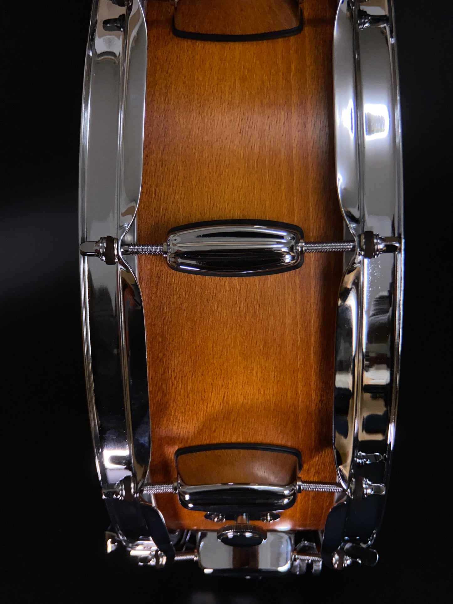 14" x 5" BearCustom Dynasonic Replica Snare, 5-Ply Buche, Vintage Sunburst
