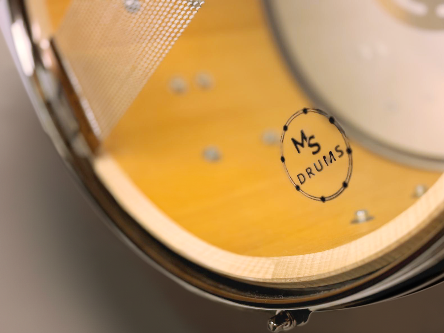 13" x 7" Erle MS Stave Snare – handgefertigt in Deutschland