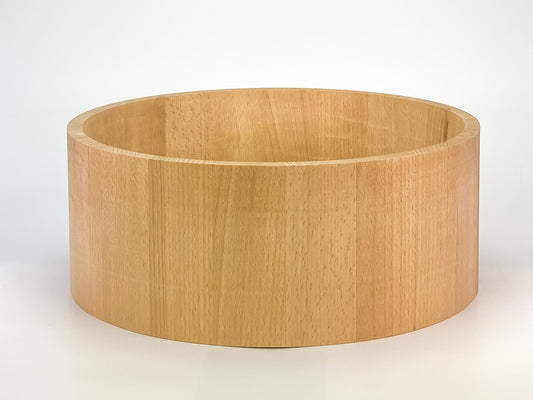 Buche/Beechwood Stave-Snarekessel 14" x 5,5", "One of a Kind" 12 mm