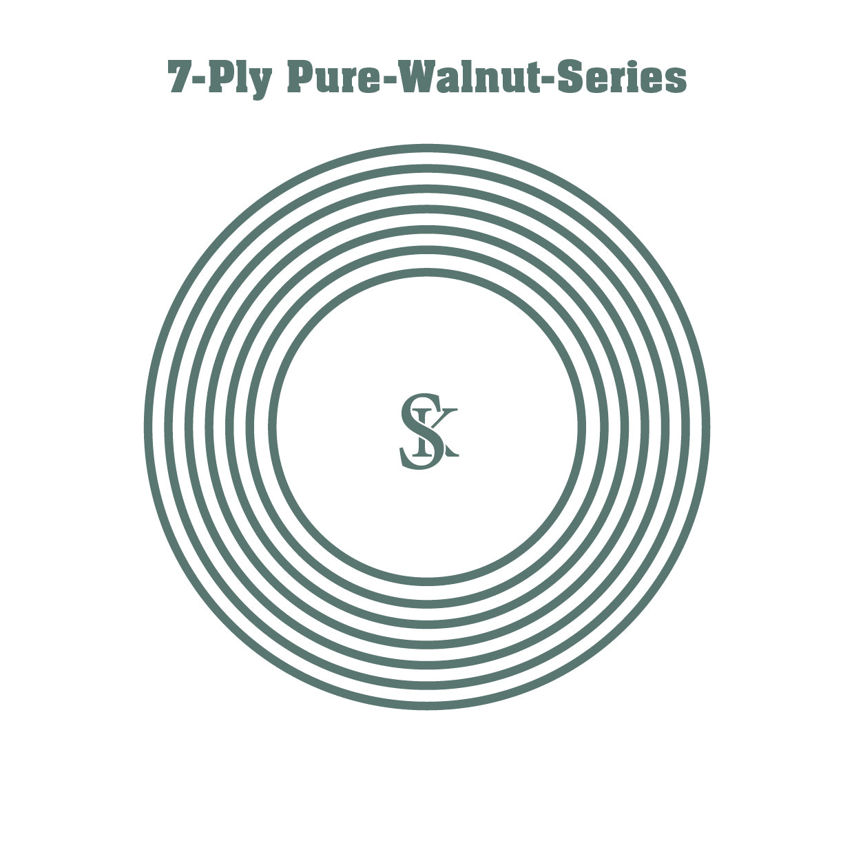 14" Snare-Kessel Walnuss 7-Ply (Wunschmaß)