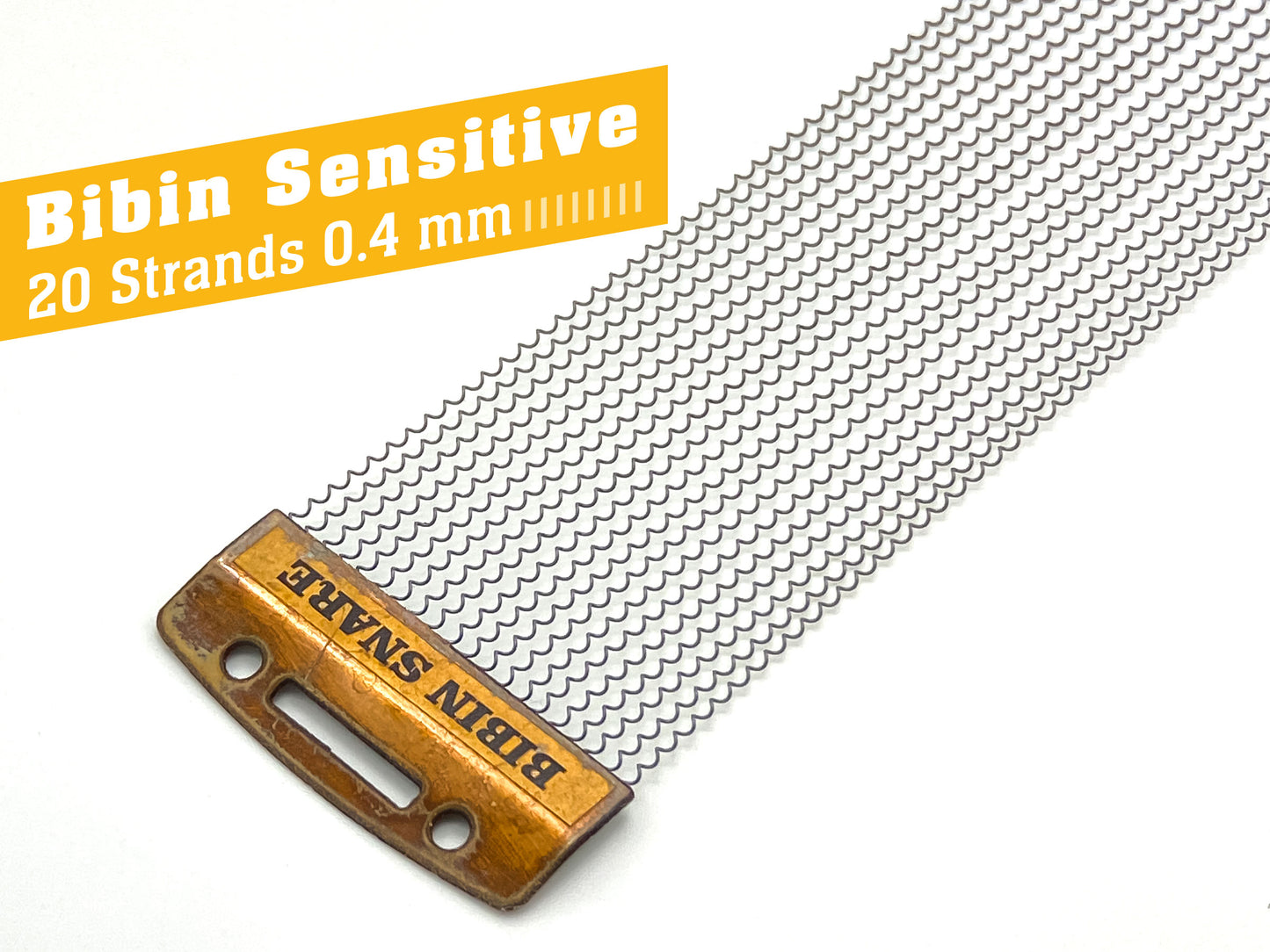 13" – 20 Strand 0.4 mm "Sensitive" Handmade BIBIN-Snare-Wire