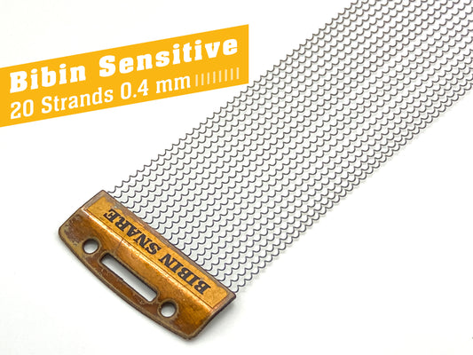 13" – 20 Strand 0.4 mm "Sensitive" Handmade BIBIN-Snare-Wire