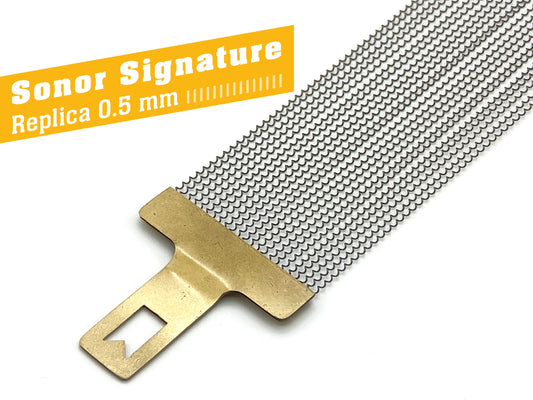 Zoran BIBIN Replica Snareteppich für SONOR Signature (Parallelabhebung) – 0,5 mm
