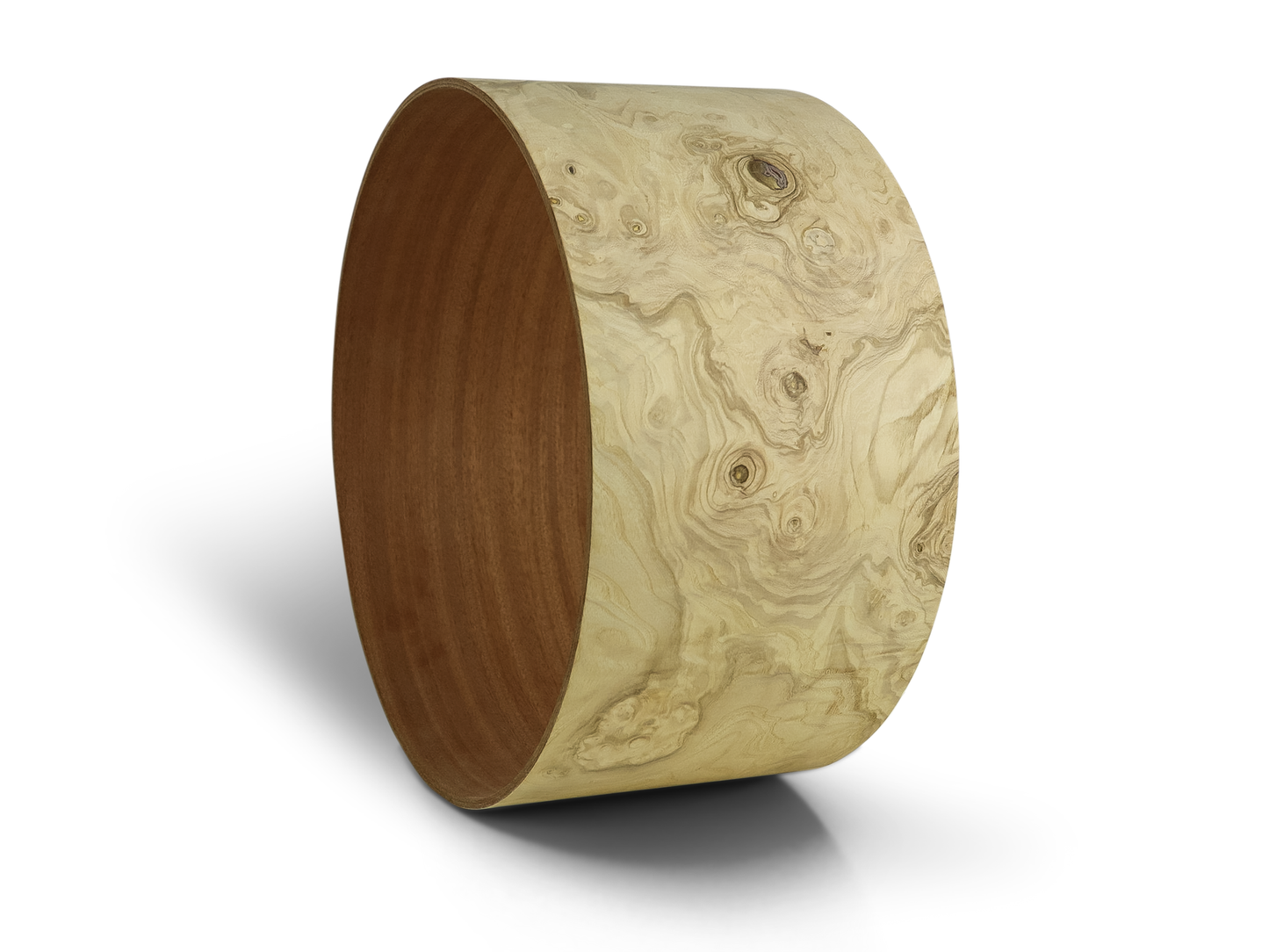 14" 6-Ply Ash-Burl Mahagoni/Mahogany, Snare-Kessel (PreOrder)