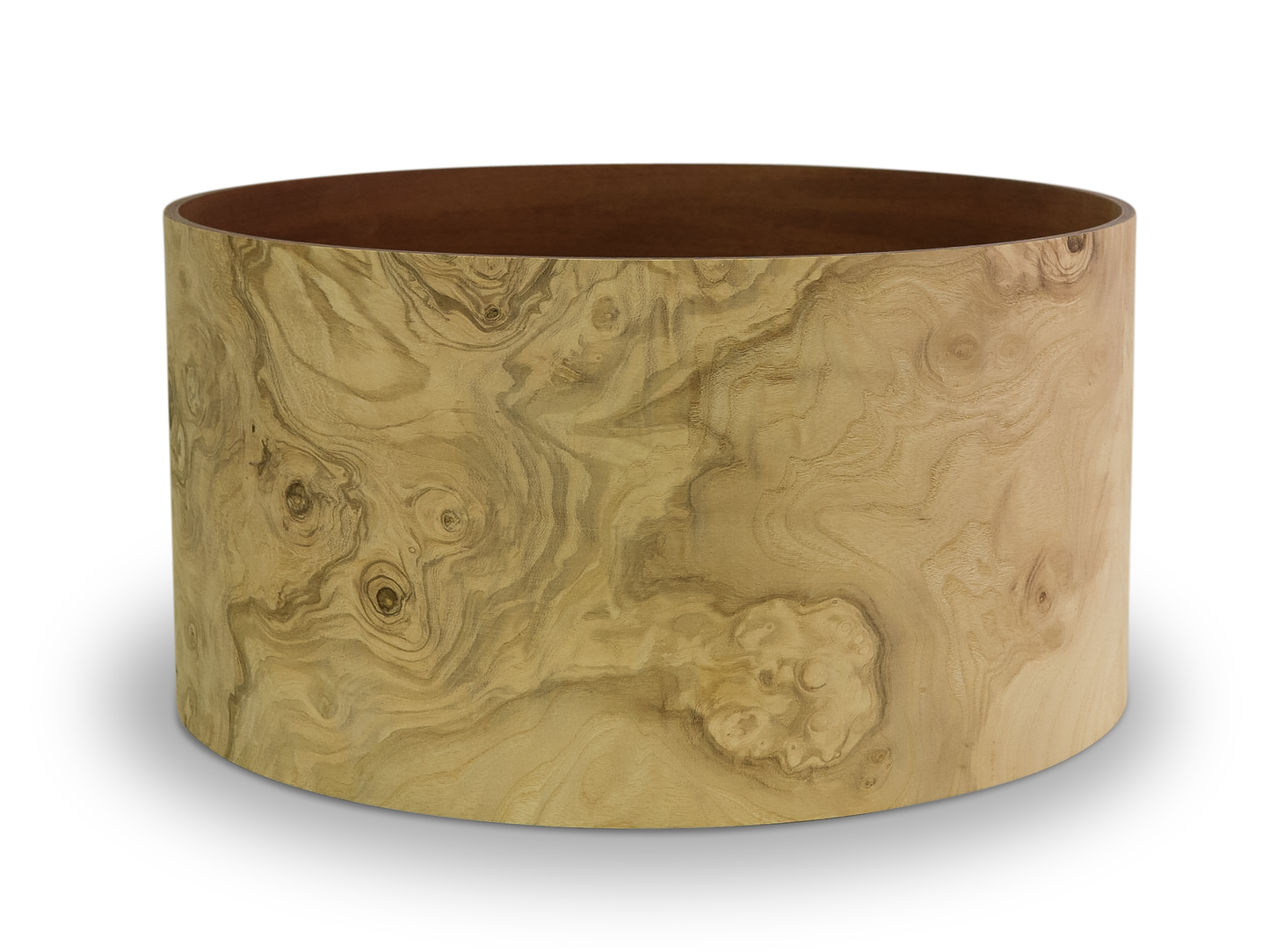 14" 6-Ply Ash-Burl Mahagoni/Mahogany, Snare-Kessel (PreOrder)