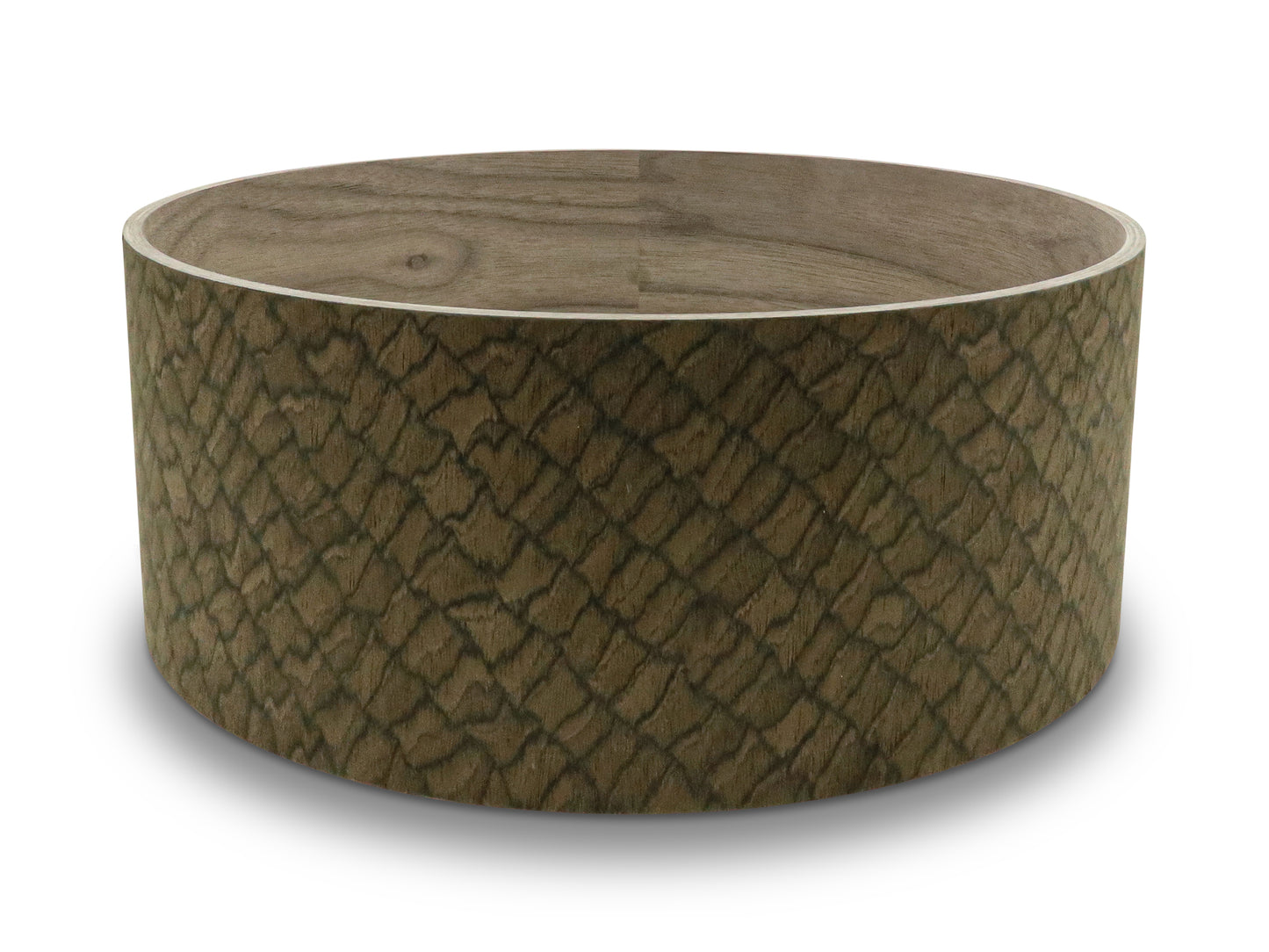 13" x 5" Walnuss/Snake-Skin Snareshell, 7-Ply